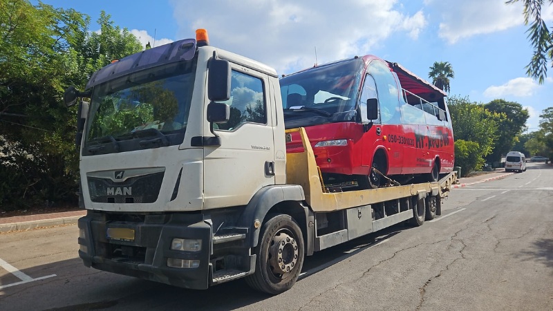גרירת מיניבוסים ורכבי הסעות
