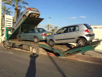 שירותי גרירה לחברות - גרירת מספר רכבים בהובלה בודדת, גרירת מספר רכבים בהובלה בודדת